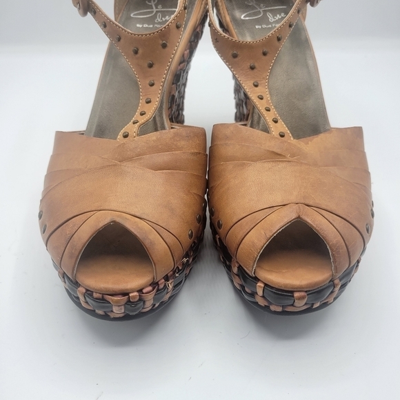 Le Due by Due Farina platform Sandals size 39 see description - Picture 2 of 16